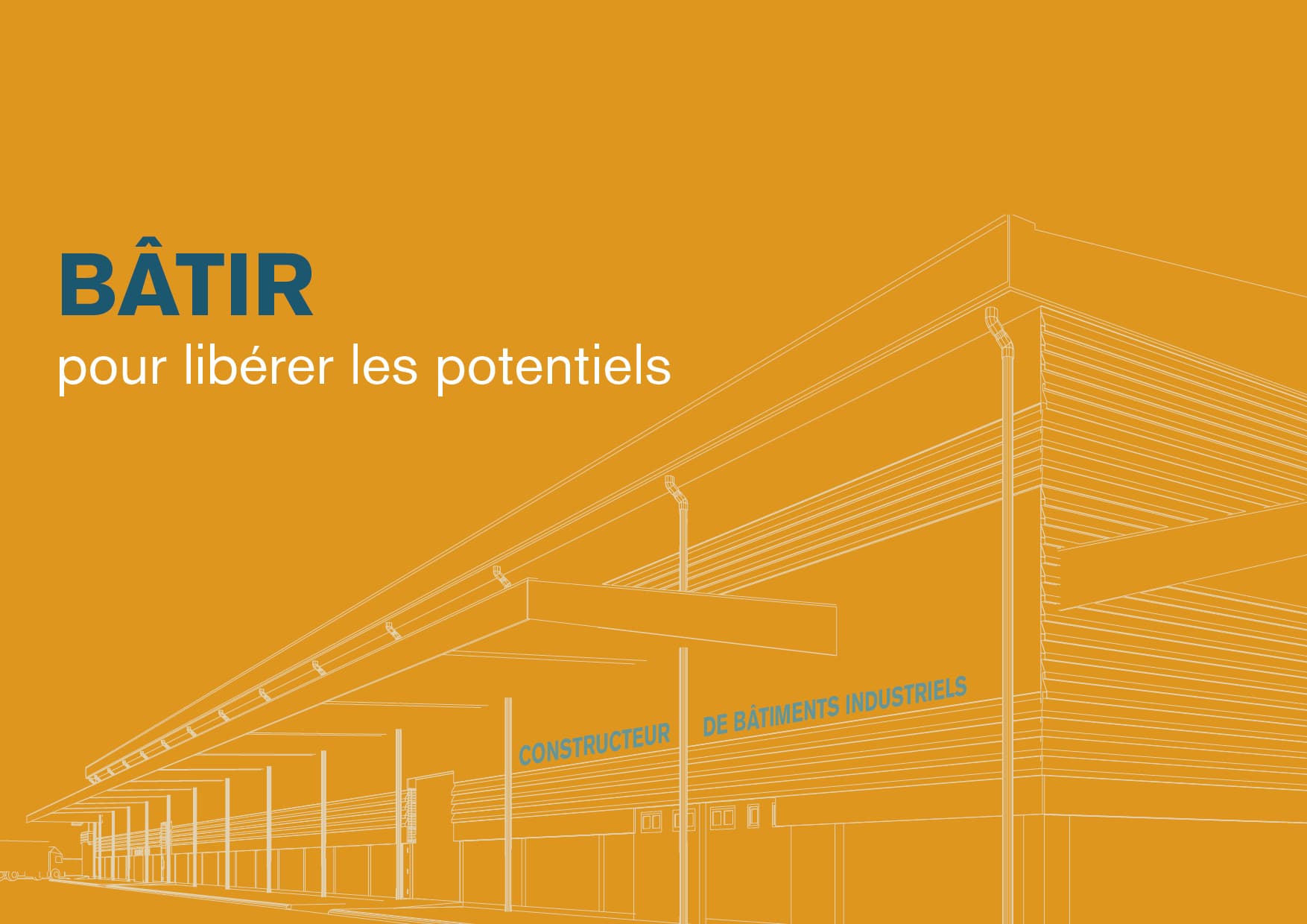 Couverture couleur sable de la brochure Pilatus Construction